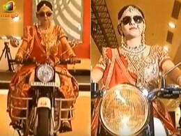 Bullet <i>Rani:</i> Bride Makes Grand Wedding Entrance on Bike Bullet <i>Rani:</i> Bride Makes Grand Wedding Entrance on Bike