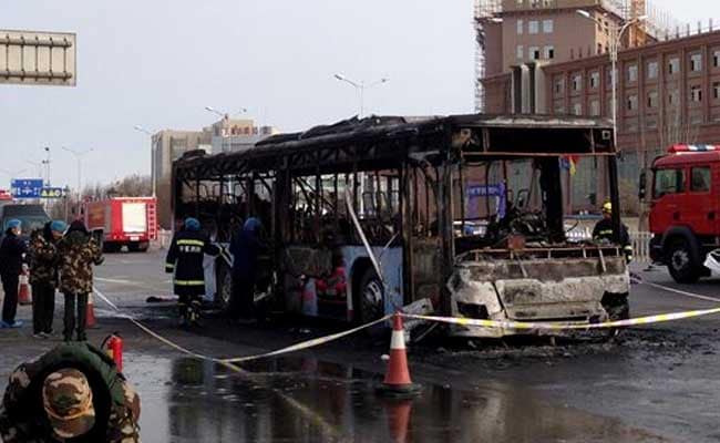 Bus Catches Fire In North China, 14 Dead, Over 30 Injured