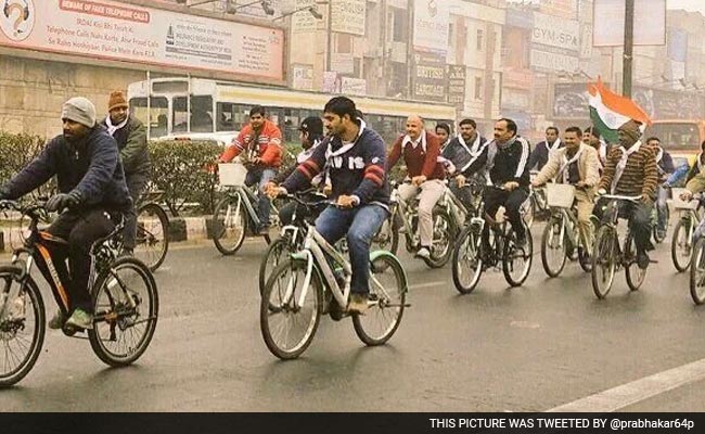 Fourth Car Free Day Observed In Delhi