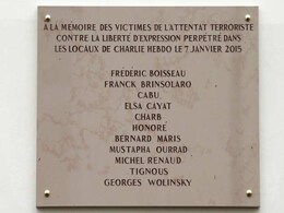 Charlie Hebdo Widow 'Furious' Over Typo On Commemorative Plaque Charlie Hebdo Widow 'Furious' Over Typo On Commemorative Plaque