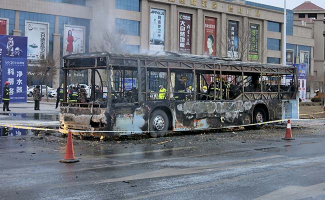 China Says Arson Behind Deadly School Bus Fire