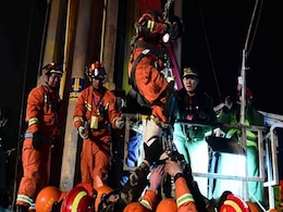 4 Miners Rescued In China After Being Trapped Underground For 36 Days 4 Miners Rescued In China After Being Trapped Underground For 36 Days