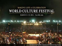 Delhi To Host World Culture Festival Delhi To Host World Culture Festival