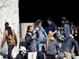 Air Strike Kills Dozens In Syria As UN Envoy Visits Damascus Air Strike Kills Dozens In Syria As UN Envoy Visits Damascus