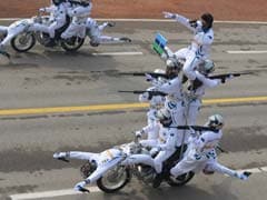 Army Motorcyclists Leave Republic Day Parade Audience Spellbound