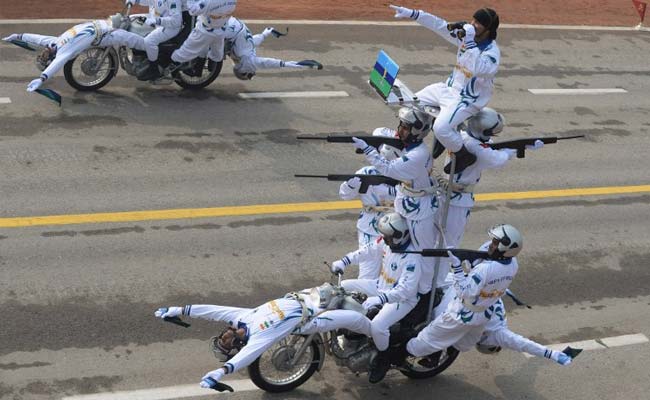Army Motorcyclists Leave Republic Day Parade Audience Spellbound