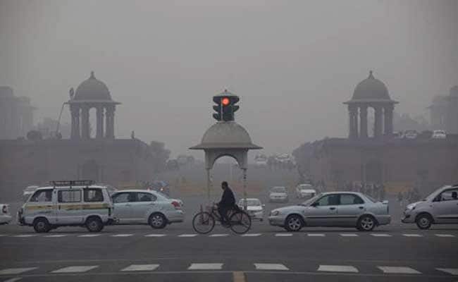 Misty Morning In The National Capital And Air Quality Regarded As Very Poor