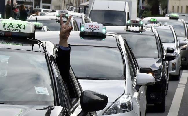 Cabbies Block Roads As France Hit By Multiple Strikes