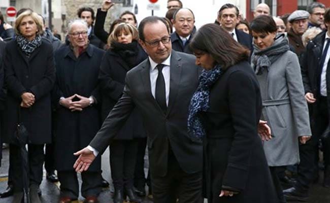 French President Honors Charlie Hebdo, Kosher Market Victims