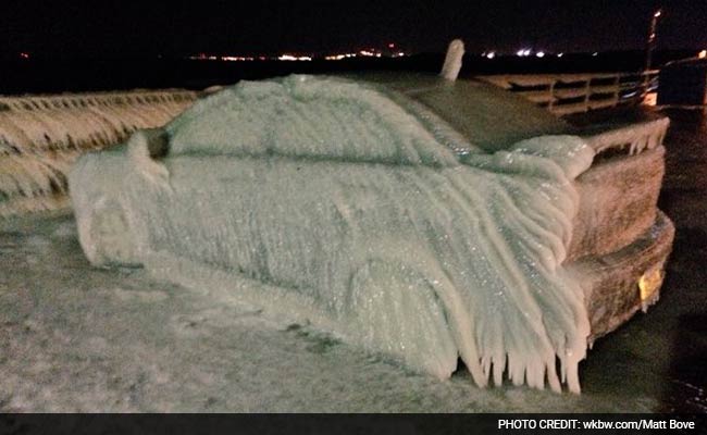 O.M.G. Pictures Of Car That's Frozen Over Shock Many