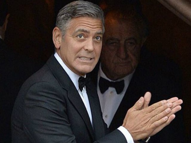 Money Sloshing Around US Politics 'Obscene': George Clooney