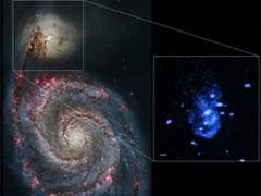 NASA Finds Giant Burping Black Hole 26 Million Light Years Away