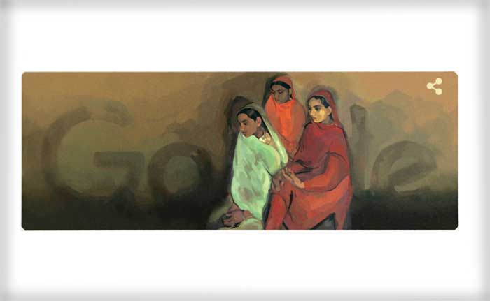 Google's Tribute To Acclaimed Artist Amrita Sher-Gil On Her 103rd Birthday