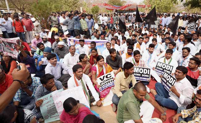 Hyderabad Students To Intensify Stir, University Claims Near Normalcy