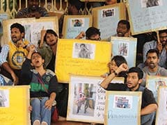 Hyderabad Suicide: Gujarat Students Protest In Gandhinagar