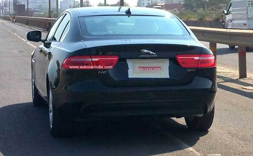 Jaguar XE spied