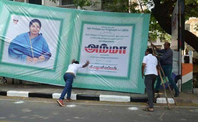 Activists Who Pulled Down Jayalalithaa Hoardings In Chennai Still In Jail