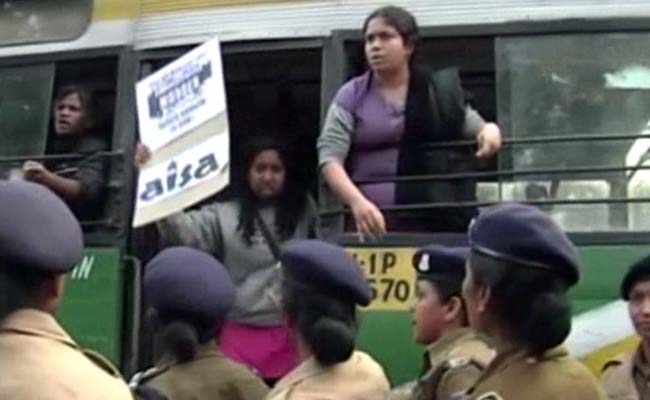 Rohith Vemula Suicide: Protests In Delhi, 100 Students Detained