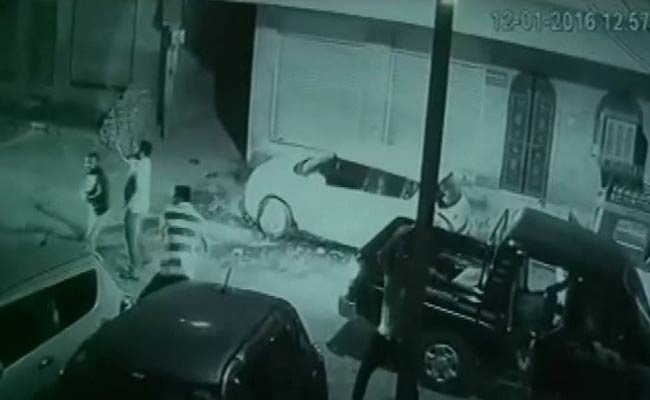 Caught On CCTV: Jodhpur Gang-War With Cars Smashed, Bullets Fired