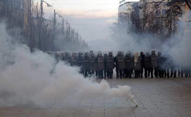 Large Anti-Government Protest In Kosovo Turns Violent