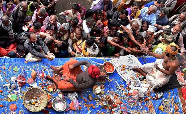 Devotees Take Holy Dips On 'Makar Sankranti'