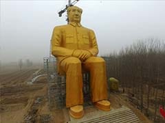 China Just Destroyed This 120-Foot-Tall Gold Statue Of Chairman Mao