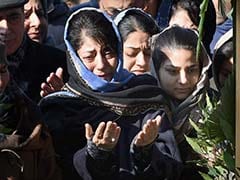 Mehbooba Mufti Breaks Down At Lawmakers' Meet, Silent On Taking Over