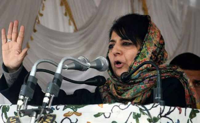 Dialogue Is The Solution To Political Problems, Not Guns: Mehbooba Mufti