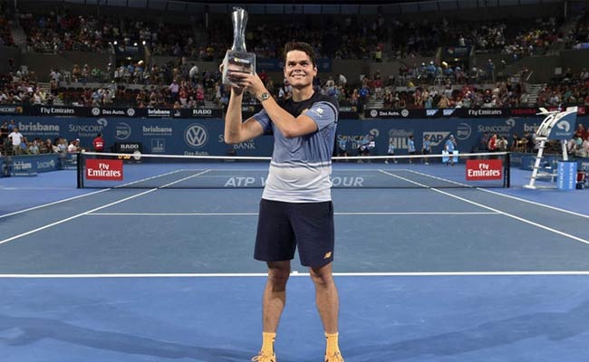 ब्रिसबेन इंटरनेशनल टेनिस : राओनिक ने 17 बार के ग्रैंड स्लैम चैंपियन फेडरर को हराकर खिताब जीता