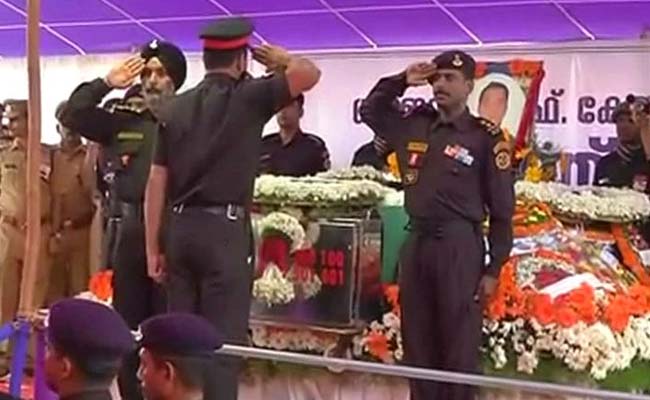 Final Farewell To Pathankot Martyr Lieutenant Colonel Niranjan Kumar