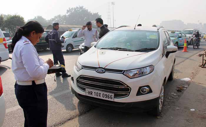 Around 743 Violators Booked On The 5th Day Of Odd-Even Scheme