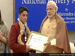 PM Narendra Modi Presents Bravery Awards To 25 Children PM Narendra Modi Presents Bravery Awards To 25 Children