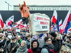 Thousands Protest Against Polish Government Control Of State Media