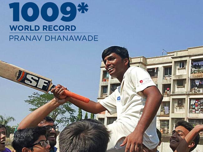 पारी में 1000 रन बनाने वाले प्रणव धनवाड़े को एयर इंडिया क्रिकेट टीम में जगह की पेशकश
