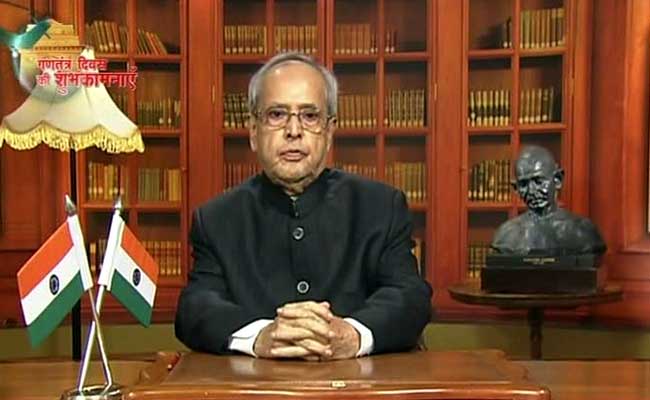 Peace Cannot Be Discussed Under 'Shower Of Bullets': President Pranab Mukherjee