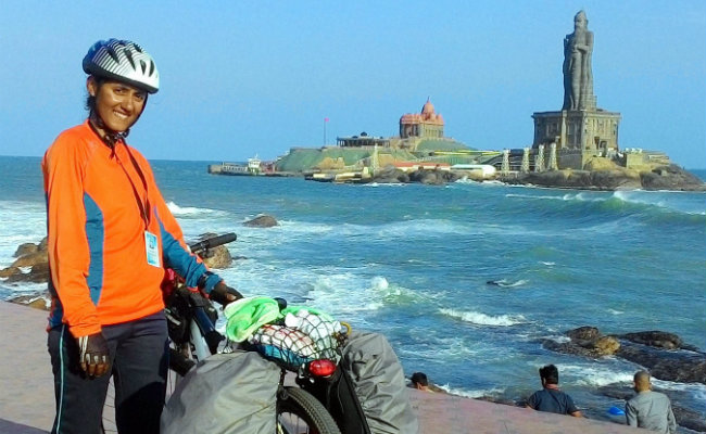 Panvel Girl Cycles 1,800 Kilometers To Kanyakumari, Alone, In 19 Days