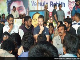 Rahul Gandhi Joins Midnight March For Rohith Vemula, Interim Vice Chancellor Changed Rahul Gandhi Joins Midnight March For Rohith Vemula, Interim Vice Chancellor Changed