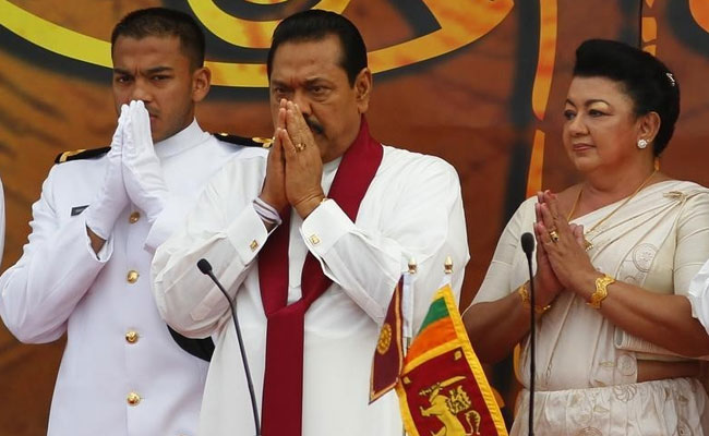 Sri Lanka PM Mahinda Rajapaksa To Step Down, Tweets His Son