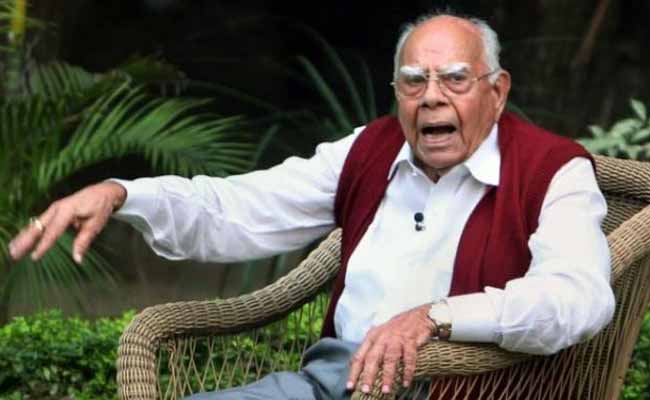 BJP Slapped With A Fine In Ram Jethmalani's Expulsion Case