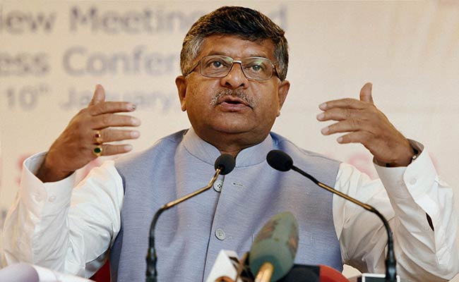 Telecom Firms Owe Big Money To Government, Says Ravi Shankar Prasad