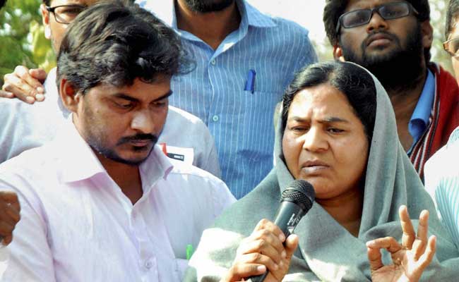 Rohith Vemula's Mother Hospitalised After Chest Pain