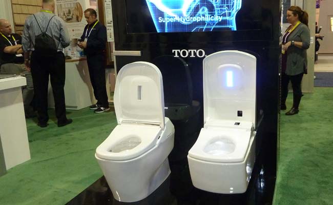 Self-Cleaning Toilet Makes Splash in Las Vegas