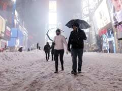 Traffic-Free Manhattan Transformed Into Winter Playground
