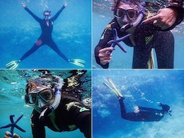 सोनाक्षी सिन्हा ने समंदर में लगाए गोते, स्टारफिश के साथ ली सेल्फी सोनाक्षी सिन्हा ने समंदर में लगाए गोते, स्टारफिश के साथ ली सेल्फी