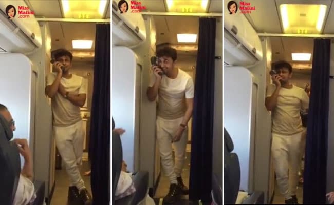 sonu nigam on flight