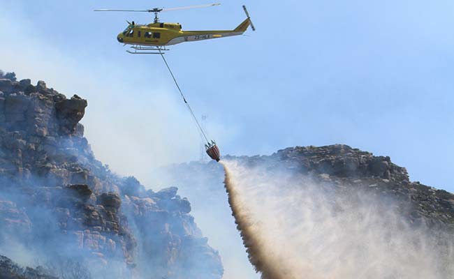 Wildfires Hit South African Winelands, Suburbs