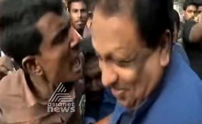 Former Diplomat TP Sreenivasan Attacked By Student Activists In Kerala
