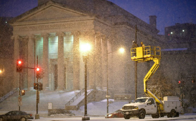 'Life And Death' Blizzard Threatens To Bury US Capital