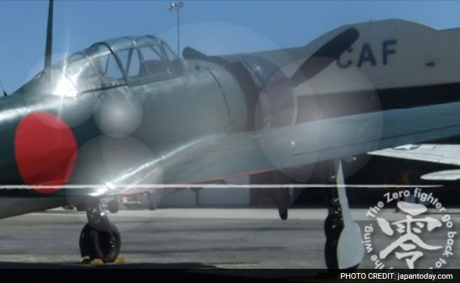 World War II Zero Fighter Flies Over Japan