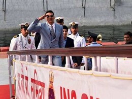 Ahoy There, That's Akshay, Twinkle's Son Aarav With PM Modi at Fleet Review Ahoy There, That's Akshay, Twinkle's Son Aarav With PM Modi at Fleet Review